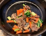 野菜と牛肉の炒め物作り方3写真