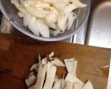 きのこ＆アボカド クリームパスタ作り方1写真