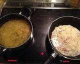 きのこ＆アボカド クリームパスタ作り方3写真