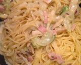きのこ＆アボカド クリームパスタ作り方4写真