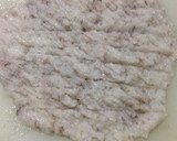 おろしレンコンと海老の落とし焼き作り方1写真