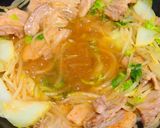 豚バラ肉の中華風あんかけ野菜炒め作り方7写真