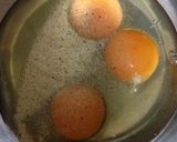 後がけ醤油の卵チャーハン作り方1写真