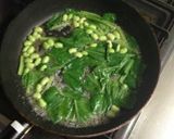 枝豆と小松菜のかぼちゃクリームパスタ作り方2写真