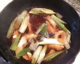 簡単★鶏むね肉と葱のあんかけうどん★作り方4写真