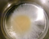 水菜と厚揚げの煮物作り方1写真