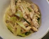 簡単★鶏むね肉と葱のあんかけうどん★作り方5写真