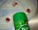餃子の皮でウインナーチーズ揚げ♥作り方1写真