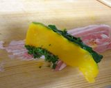 ツルムラサキとかぼちゃの肉巻き作り方3写真