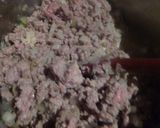 *いんげん豆とひき肉のトマトスープご飯*作り方1写真