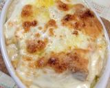 残り物のシチューでパングラタン！作り方4写真