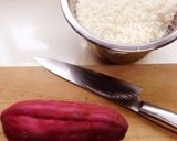簡単 甘くてホクホク さつまいもご飯作り方1写真