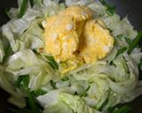 キャベツとニラのガーリックバター炒め作り方6写真