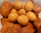 豚ばら肉とうずらの卵の甘辛煮作り方10写真