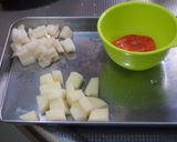 ココットカマン#和風な明太ポテト蓮根作り方1写真