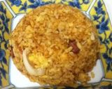 豚キムチ炒飯作り方6写真