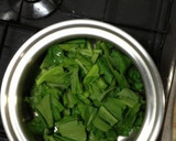 母の味青菜と厚揚の卵落し無水鍋使用作り方3写真