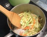 たっぷり野菜のスープパスタ作り方1写真