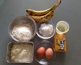 プロテイン入りバナナケーキ作り方1写真