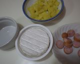 ポテトとソーセージのココットカマン作り方1写真