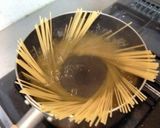 鶏肉ときのこのすっぱスパゲッティー作り方4写真
