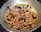 鶏肉ときのこのすっぱスパゲッティー作り方5写真