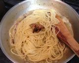 鶏肉ときのこのすっぱスパゲッティー作り方6写真
