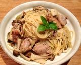 鶏肉ときのこのすっぱスパゲッティー作り方7写真