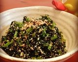 蕪の葉と明太子の炒め♪作り方7写真