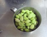 きれいな緑色　枝豆豆腐作り方1写真