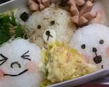 キャラ弁当♪lineの仲間達作り方2写真