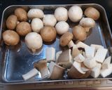 マッシュルームとローズマリーのマリネ。作り方1写真