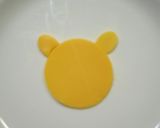 キャラ弁☆型抜きで簡単まんまるぷーさん☆作り方3写真