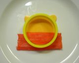 キャラ弁☆型抜きで簡単まんまるぷーさん☆作り方5写真