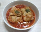 ミネストローネに浮かんだロールキャベツ♡作り方14写真