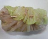 ミネストローネに浮かんだロールキャベツ♡作り方9写真