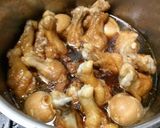 醤油・酢・砂糖で鶏手羽元の煮込み作り方3写真