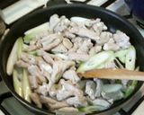 にんにく豆腐モツ炒め作り方1写真
