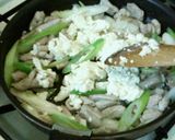 にんにく豆腐モツ炒め作り方2写真