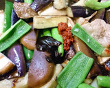 茄子とししとうの味噌炒め作り方5写真