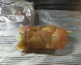 ささみと茄子の重ね蒸し作り方4写真
