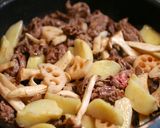 牛肉とジャガイモのカレー醤油炒め作り方3写真