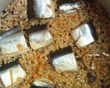 まるごとさんま☆玄米炊き込みご飯作り方4写真