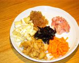水菜のせ炊き込みご飯作り方1写真