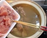 若鶏と白菜の水炊き作り方5写真