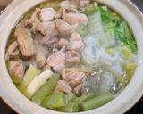 若鶏と白菜の水炊き作り方10写真