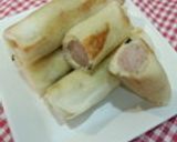 春巻きの皮でパリパリなウインナーポテト作り方9写真