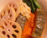 ほっこりかぼちゃ野菜蒸し作り方3写真