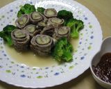 肉巻ナスチーズ、粒マスタードソース添え作り方6写真