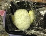 キャラ弁 仮面ライダーガイム 鎧武作り方1写真